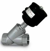 Piston valves for high temperature normally closed