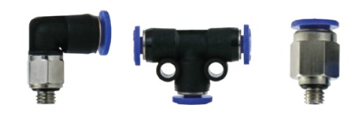 Compact push-in fittings Compact push-in fittings