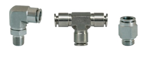 Push-in fittings stainless steel