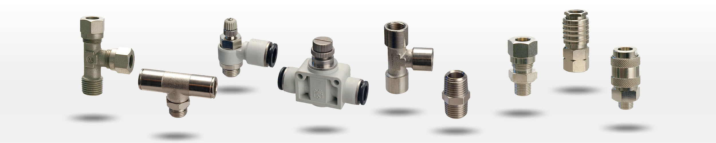 Pneumatic accessories - fittings, connectors, quick couplings, tubes